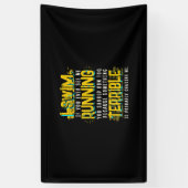 泳ぐ人おもしろい用スイミングギフト 横断幕 (縦)