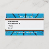 泳ぐ人か名刺のテンプレートは側面図を描きます 名刺 (裏面)