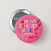 泳ぐ人か。 他に何か。 缶バッジ (正面&裏面)