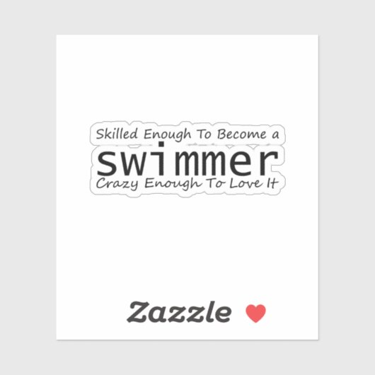 泳ぐ人になるほど熟練している熱狂する シール (シート)