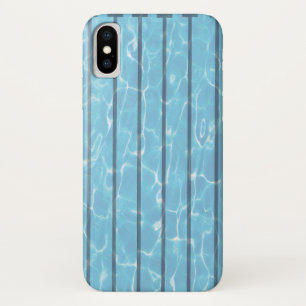 泳ぐ人の水泳チームプール iPhone X ケース