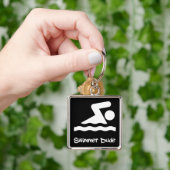 泳ぐ人の男 キーホルダー (手)