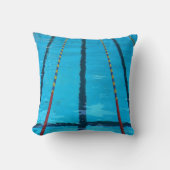 泳ぐ人の装飾用クッション クッション (正面)