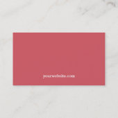 泳ぐ人アイコンスイムインストラクター名刺 名刺 (裏面)