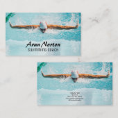 泳ぐ人コーチ 名刺 (正面/裏面)