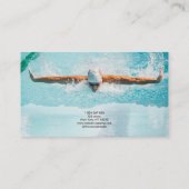 泳ぐ人コーチ 名刺 (裏面)