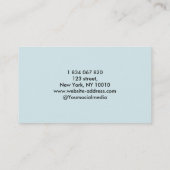 泳ぐ人コーチ 名刺 (裏面)