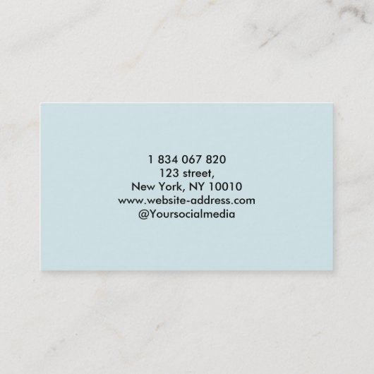 泳ぐ人コーチ 名刺 (裏面)