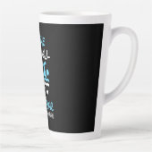 泳ぐ人スイミングスポーツギフト カフェラテマグ (右)