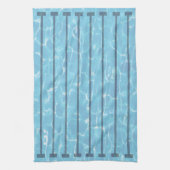 泳ぐ人スイムチームスイミングプール キッチンタオル (縦)