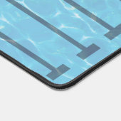 泳ぐ人スイムチームスイミングプール デスクマット (コーナー)