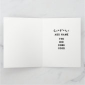 泳ぐ人スイムチーム卒業 カード (内部)