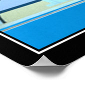 泳ぐ人ダイバーヴィンテージポスター ポスター (角)