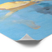 泳ぐ人ピン留め ポスター (角)