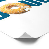 泳ぐ人ポスター、スイムチーム、ドーナツ ポスター (角)