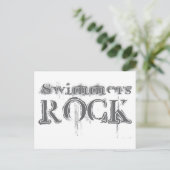 泳ぐ人岩 ポストカード (スタンド正面)