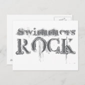 泳ぐ人岩 ポストカード (正面/裏面)