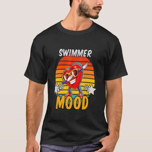 泳ぐ人気分 Tシャツ (正面)