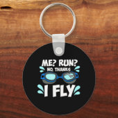 泳ぐ人水泳 キーホルダー (正面)