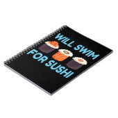 泳ぐ人水泳 ノートブック (左側)