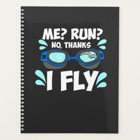 泳ぐ人水泳 プランナー手帳 (正面)