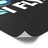 泳ぐ人水泳 ポスター (角)