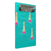 泳ぐ人芸術的が水中で泳ぐパーティー ミニクリップボード (アングル)