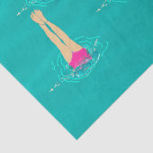 泳ぐ人芸術的が水中で泳ぐ 薄葉紙 (詳細)