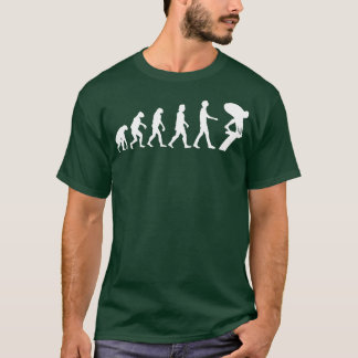 泳ぐ人進化スイミングギフト1 Tシャツ