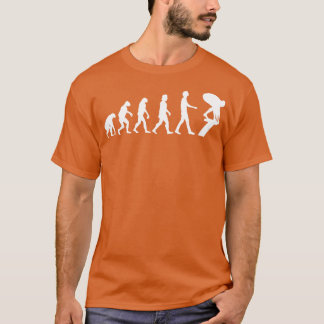 泳ぐ人進化スイミングギフト2 Tシャツ