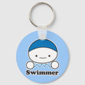 泳ぐ人鎖 キーホルダー (正面)