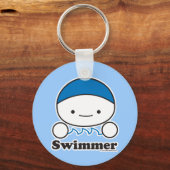 泳ぐ人鎖 キーホルダー (正面)
