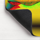 泳ぐ人魚の口 マウスパッド (コーナー)