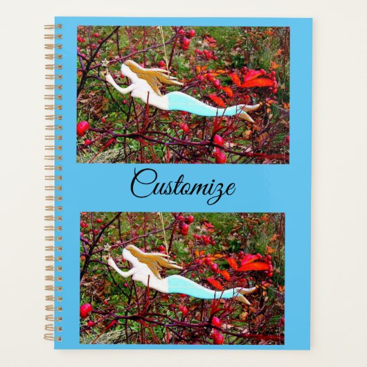 泳ぐ人魚 プランナー手帳 (正面)