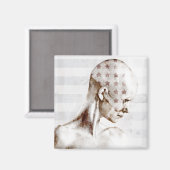 泳ぐ人2013 マグネット (正面/裏面)