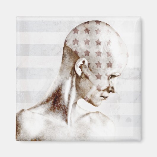 泳ぐ人2013 マグネット (正面)