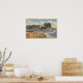 泳ぐ人&サンバザーズビーチ ポスター (キッチン)