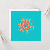 泳ぐ人 – シンクロナイズドスイミング振付 カード (正面/裏面インサイチュ)