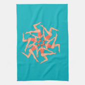 泳ぐ人 – シンクロナイズドスイミング振付 キッチンタオル (縦)