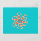 泳ぐ人 – シンクロナイズドスイミング振付 ポストカード (正面)