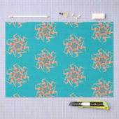 泳ぐ人 – シンクロナイズドスイミング振付 薄葉紙 (クラフト)