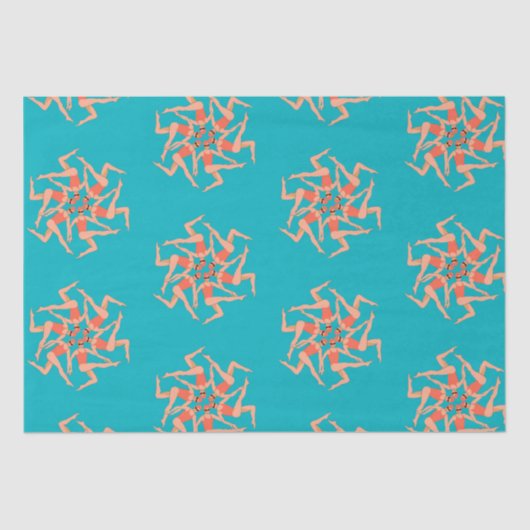 泳ぐ人 – シンクロナイズドスイミング振付 薄葉紙 (正面)