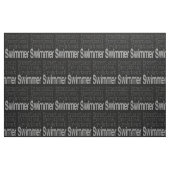 泳ぐ人 ファブリック (ファットクウォーター)