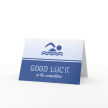 泳ぐ人・ブルーに幸運