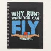 泳ぐ人 プランナー手帳 (正面)