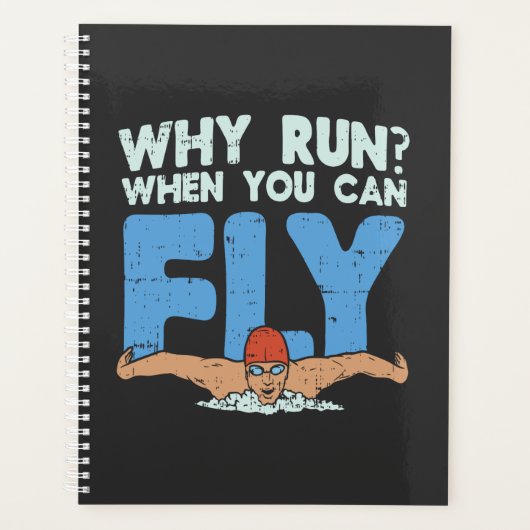 泳ぐ人 プランナー手帳 (正面)