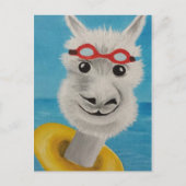 泳ぐ人 ポストカード (正面)