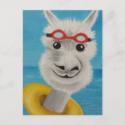 泳ぐ人 ポストカード (正面)