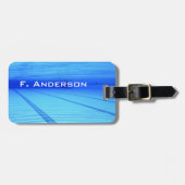 泳ぐ人 ラゲッジタグ (正面横)