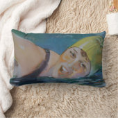 泳ぐ人 ランバークッション (ブランケット)